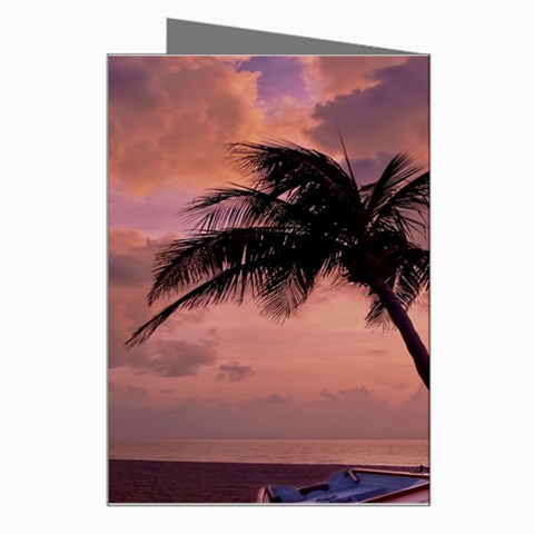 Sunset At The Beach Greeting Card from ArtsNow.com Right