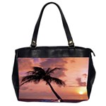 Sunset At The Beach Oversize Office Handbag (Two Sides)