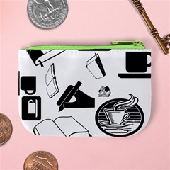 Books And Coffee Coin Change Purse from ArtsNow.com Back