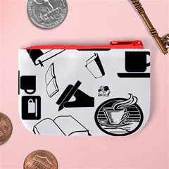 Books And Coffee Coin Change Purse from ArtsNow.com Back