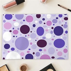 Passion For Purple Cosmetic Bag (XXL) from ArtsNow.com Back