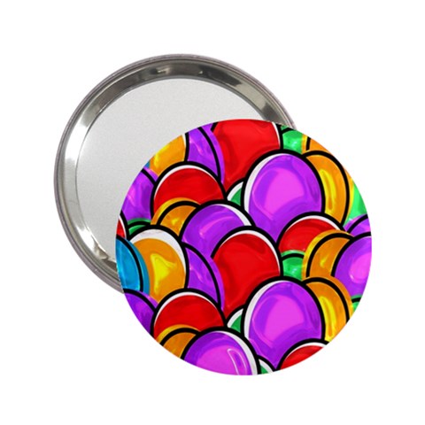 Colored Easter Eggs Handbag Mirror (2.25 ) from ArtsNow.com Front