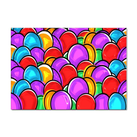 Colored Easter Eggs A4 Sticker 100 Pack from ArtsNow.com Front