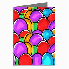 Colored Easter Eggs Greeting Card from ArtsNow.com Left