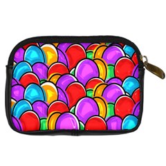 Colored Easter Eggs Digital Camera Leather Case from ArtsNow.com Back