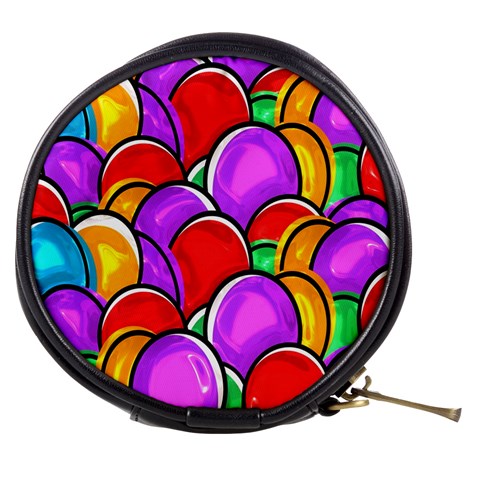 Colored Easter Eggs Mini Makeup Case from ArtsNow.com Front