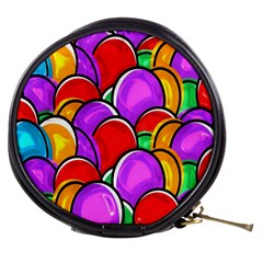 Colored Easter Eggs Mini Makeup Case from ArtsNow.com Front