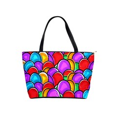 Colored Easter Eggs Large Shoulder Bag from ArtsNow.com Front