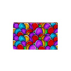 Colored Easter Eggs Cosmetic Bag (Small) from ArtsNow.com Back