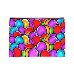 Colored Easter Eggs Cosmetic Bag (Large) from ArtsNow.com Back