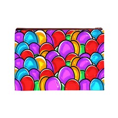 Colored Easter Eggs Cosmetic Bag (Large) from ArtsNow.com Back