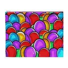 Colored Easter Eggs Cosmetic Bag (XL) from ArtsNow.com Front