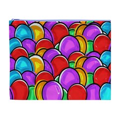 Colored Easter Eggs Cosmetic Bag (XL) from ArtsNow.com Front