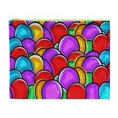 Colored Easter Eggs Cosmetic Bag (XL) from ArtsNow.com Front