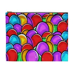 Colored Easter Eggs Cosmetic Bag (XL) from ArtsNow.com Front