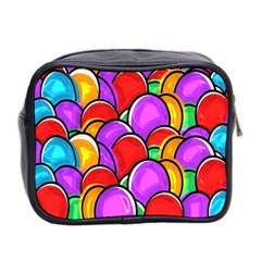 Colored Easter Eggs Mini Travel Toiletry Bag (Two Sides) from ArtsNow.com Back