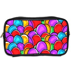 Colored Easter Eggs Travel Toiletry Bag (Two Sides) from ArtsNow.com Back