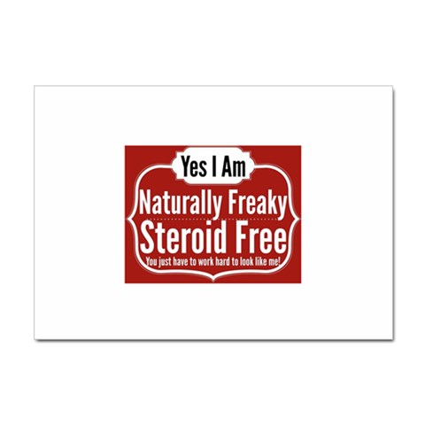 Naturally Freaky Sticker A4 (100 pack) from ArtsNow.com Front