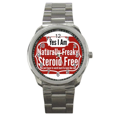 Naturally Freaky Sport Metal Watch from ArtsNow.com Front