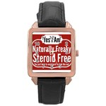 Naturally Freaky Rose Gold Leather Watch 