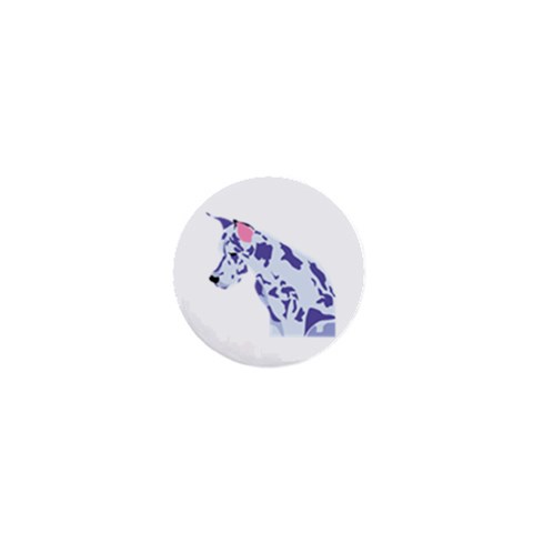 Great Dane 1  Mini Button from ArtsNow.com Front