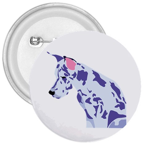 Great Dane 3  Button from ArtsNow.com Front