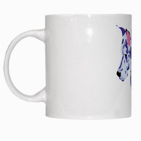 Great Dane White Mug from ArtsNow.com Left