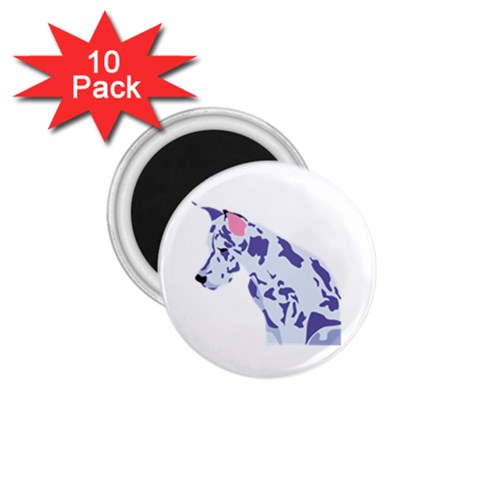 Great Dane 1.75  Magnet (10 pack)  from ArtsNow.com Front