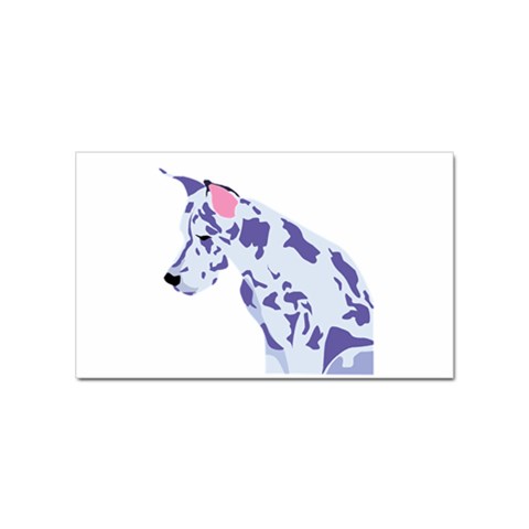 Great Dane Sticker (Rectangular) from ArtsNow.com Front