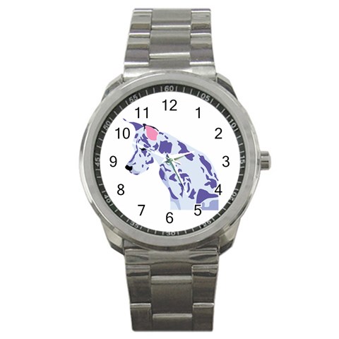 Great Dane Sport Metal Watch from ArtsNow.com Front