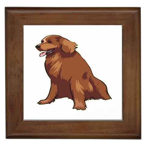 Irish Setter Framed Tile from ArtsNow.com Front