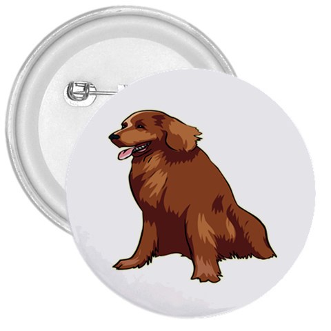 Irish Setter 3  Button from ArtsNow.com Front