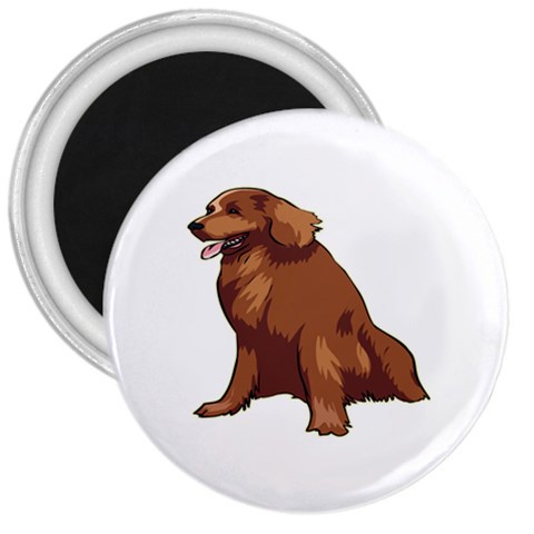 Irish Setter 3  Magnet from ArtsNow.com Front