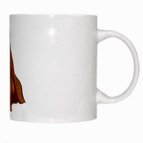 Irish Setter White Mug from ArtsNow.com Right