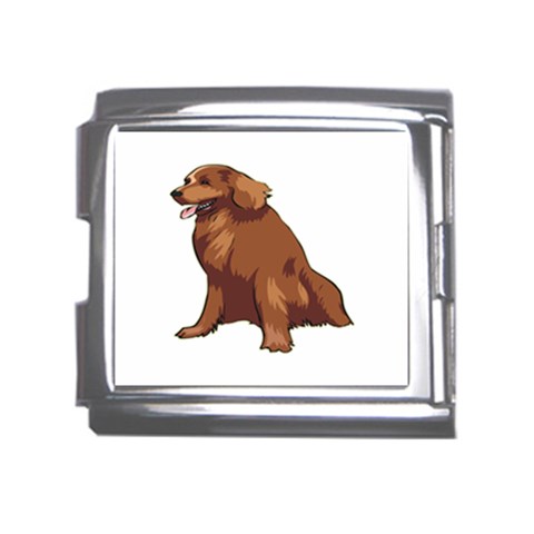 Irish Setter Mega Link Italian Charm (18mm) from ArtsNow.com Front