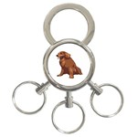 Irish Setter 3-Ring Key Chain