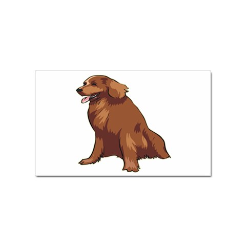 Irish Setter Sticker (Rectangular) from ArtsNow.com Front