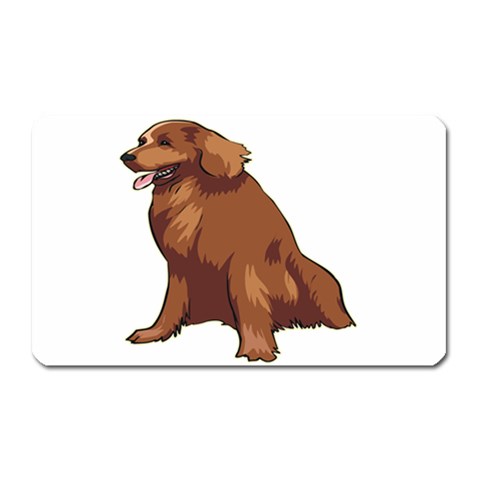 Irish Setter Magnet (Rectangular) from ArtsNow.com Front