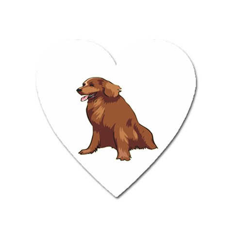 Irish Setter Magnet (Heart) from ArtsNow.com Front