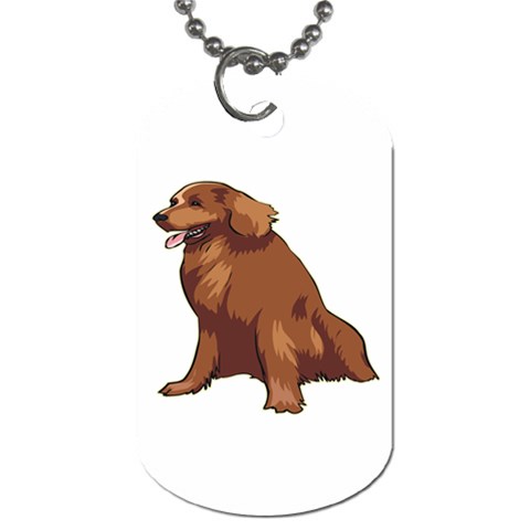 Irish Setter Dog Tag (One Side) from ArtsNow.com Front