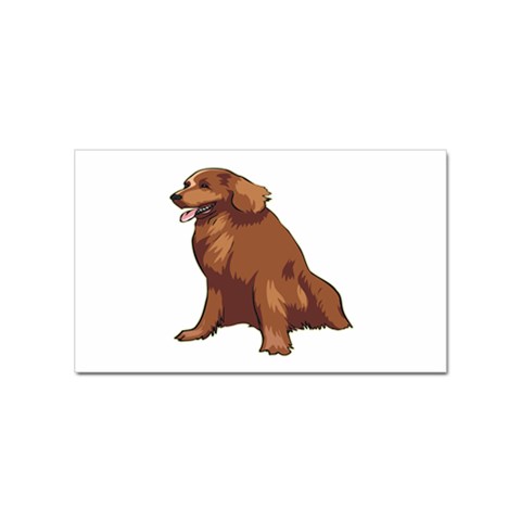 Irish Setter Sticker Rectangular (10 pack) from ArtsNow.com Front