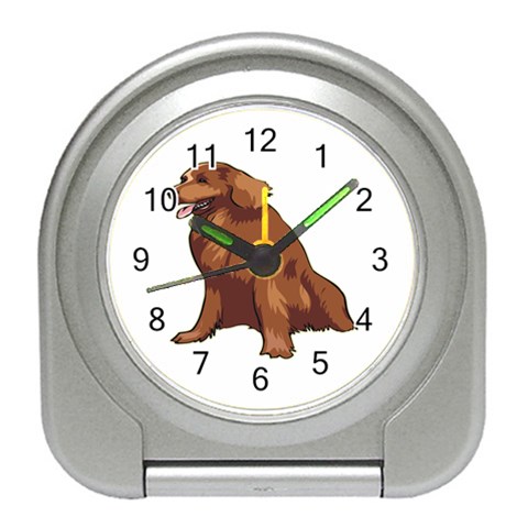 Irish Setter Travel Alarm Clock from ArtsNow.com Front