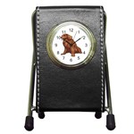 Irish Setter Pen Holder Desk Clock