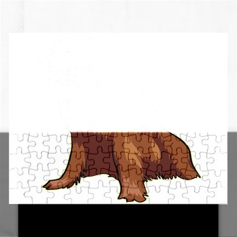 Irish Setter Jigsaw Puzzle (Rectangular) from ArtsNow.com Front