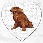 Irish Setter Jigsaw Puzzle (Heart)