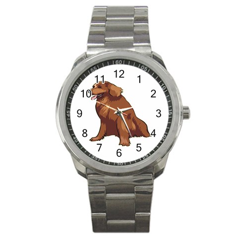 Irish Setter Sport Metal Watch from ArtsNow.com Front