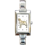 Labrador Retriever Rectangular Italian Charm Watch