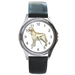 Labrador Retriever Round Metal Watch