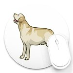 Labrador Retriever Round Mousepad