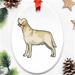 Labrador Retriever Ornament (Oval)